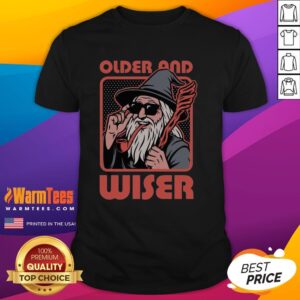Funny Old Wise Wizard Pop Art T-Shirt