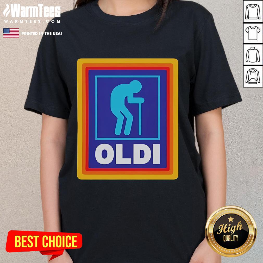 Funny Oldi Aldi T-Shirt - Image 3
