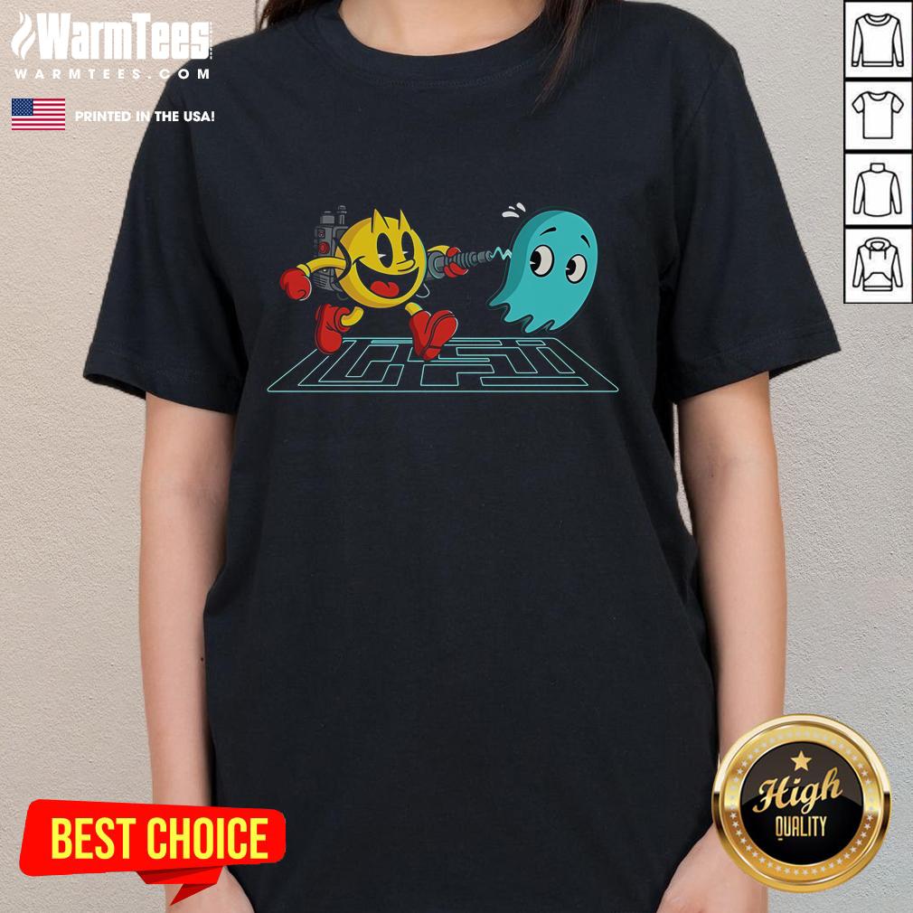Funny Pac-Buster Pacman Ghost Buster T-Shirt - Image 3