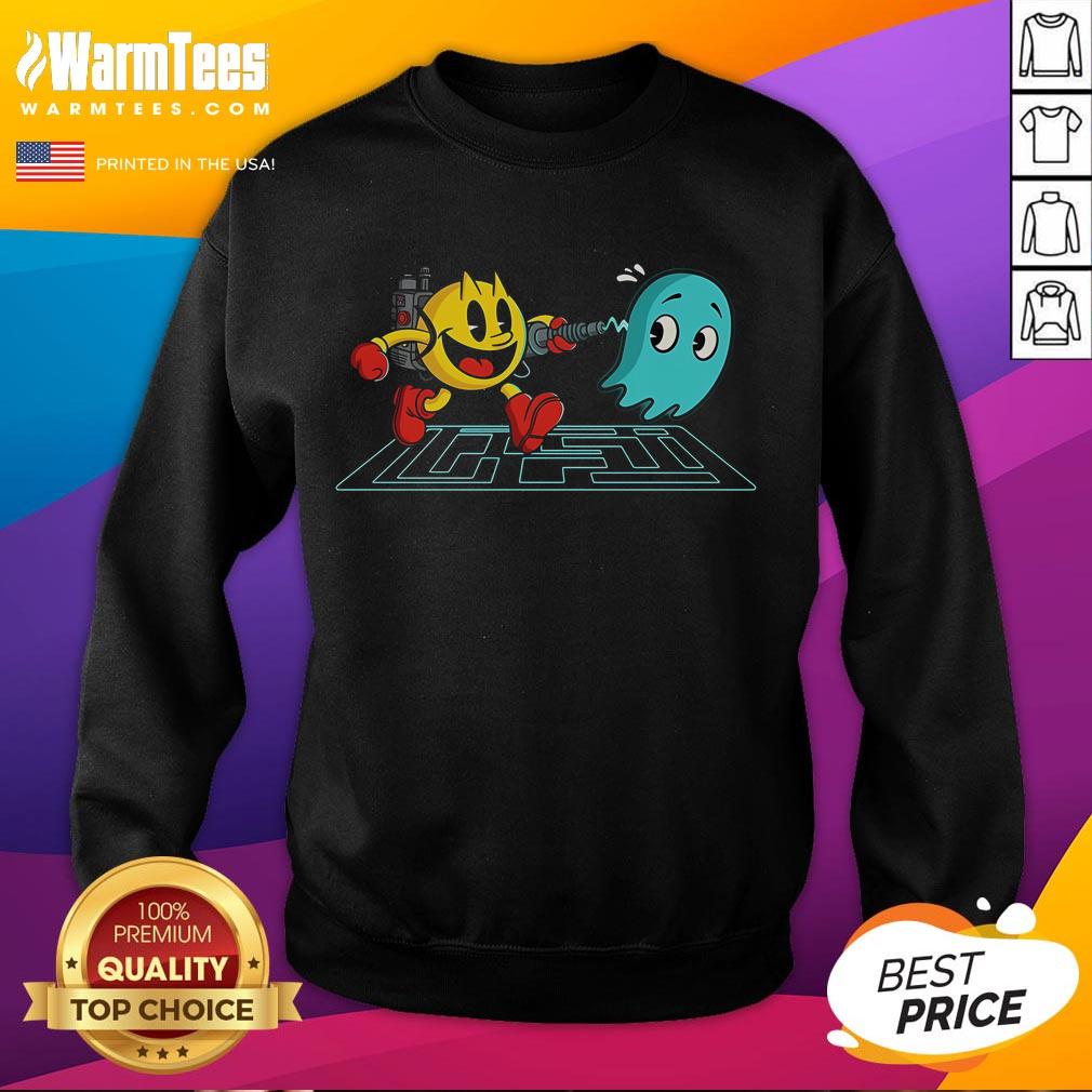 Funny Pac-Buster Pacman Ghost Buster T-Shirt - Image 5