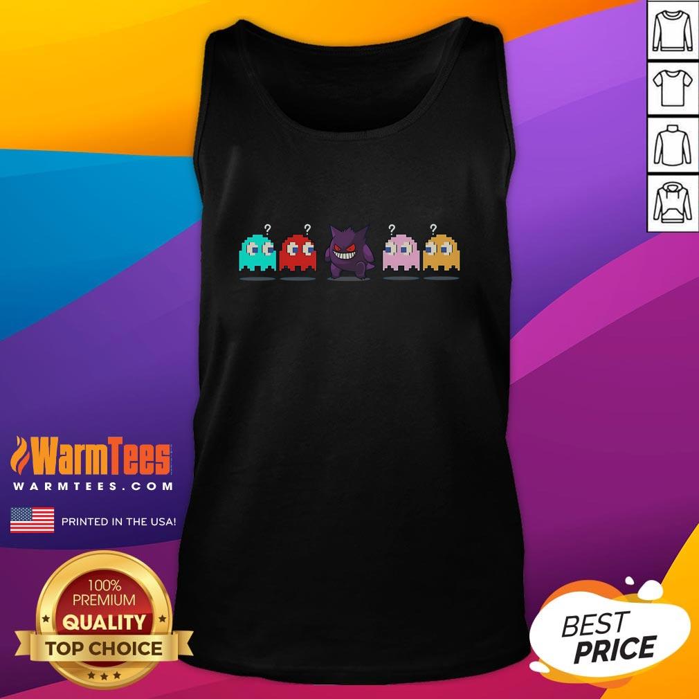 Funny Pac-Man Pokemon Wrong Ghost T-Shirt - Image 4