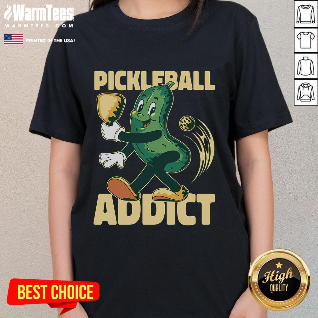Funny Pickleball Addict Vintage T-Shirt - Image 3