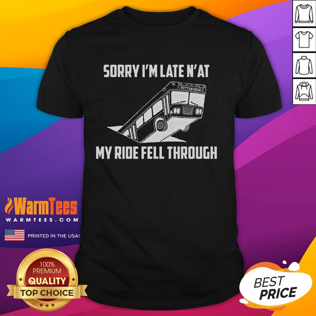 Funny Pittsburgh Bus In Sinkhole In Downtown T-Shirt