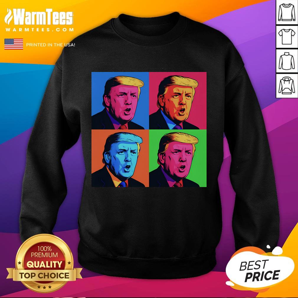 Funny Pop Art Donald Trump Retro T-Shirt - Image 5