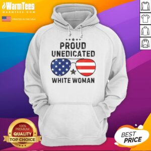 Alternative view of Funny Proud Uneducated White Woman T-Shirt