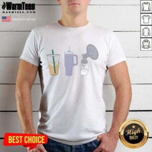 Funny Pumping Mama Trio Breast Feeding Postpartum Nursing T-Shirt