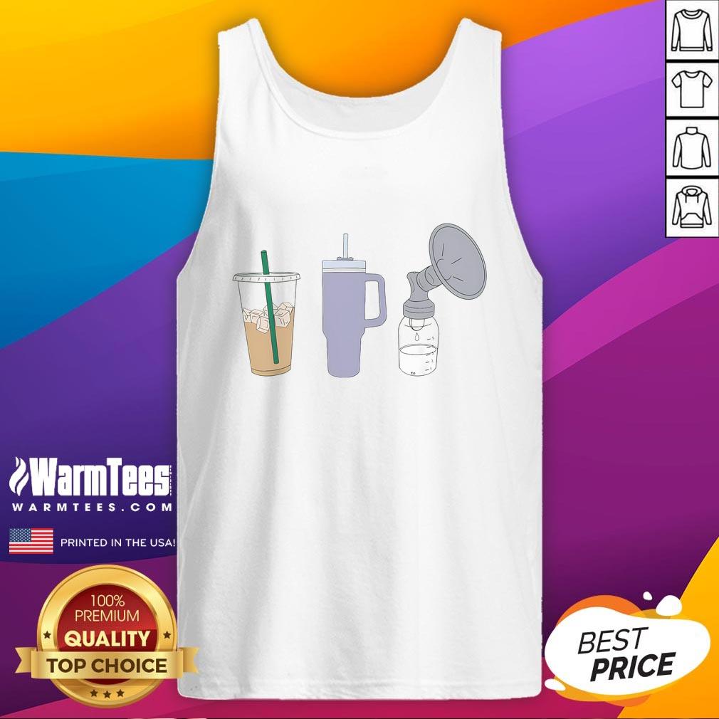 Funny Pumping Mama Trio Breast Feeding Postpartum Nursing T-Shirt - Image 4