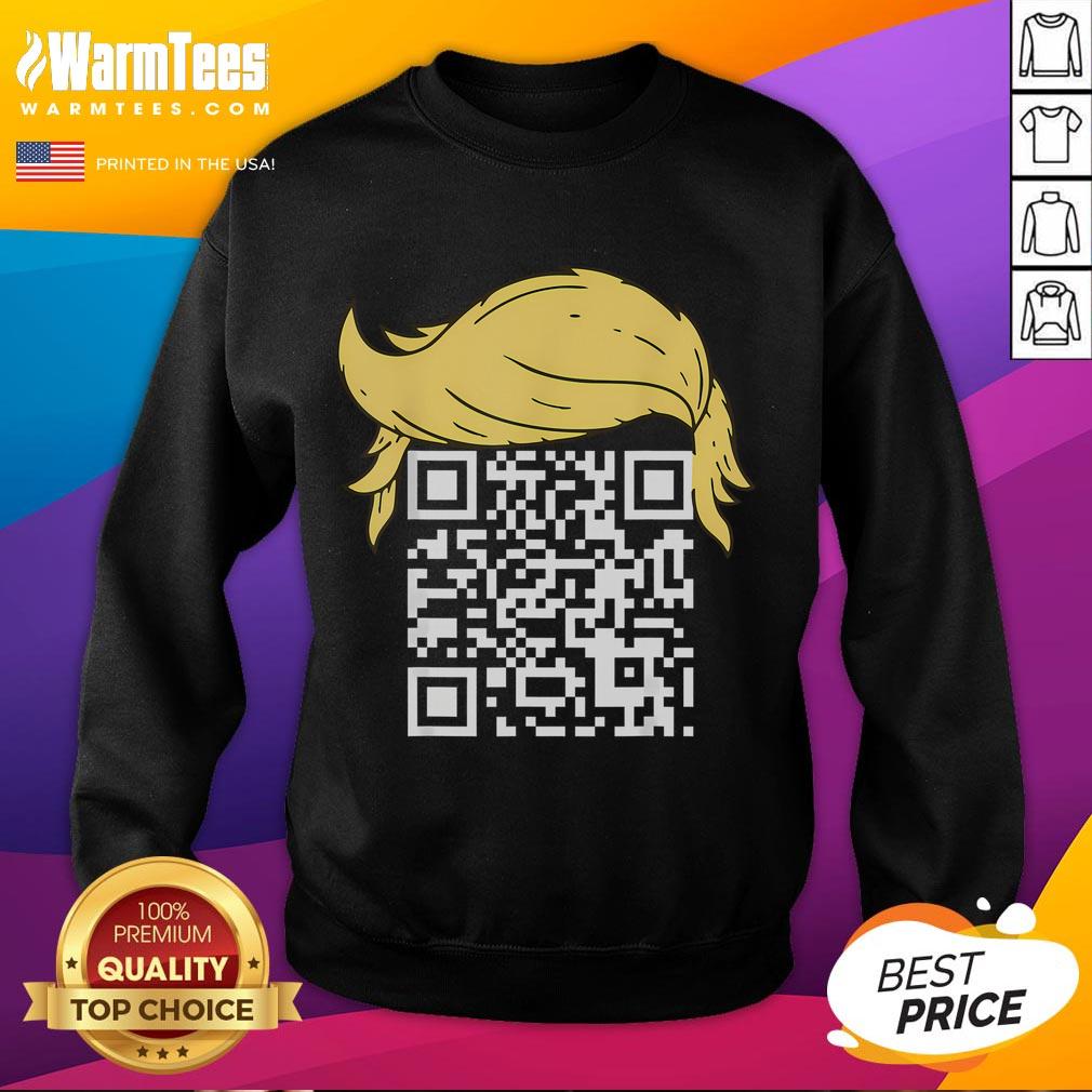 Funny Qr President Trump Dance Qr Code T-Shirt - Image 5