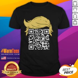 Funny Qr President Trump Dance Qr Code T-Shirt