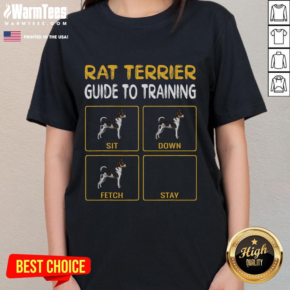 Funny Rat Terrier Guide To Training Dog Obedience T-Shirt - Image 3