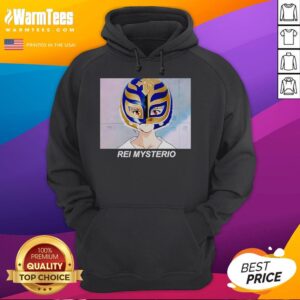 Alternative view of Funny Rei Mysterio Rei Ayanami Anime T-Shirt