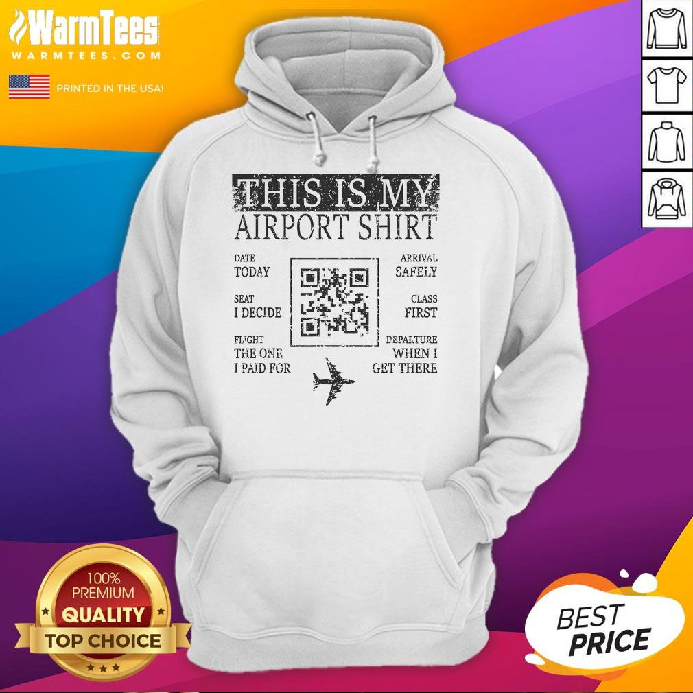 Funny Retro This Is My Airport Matching Family Travel T-Shirt - Image 2