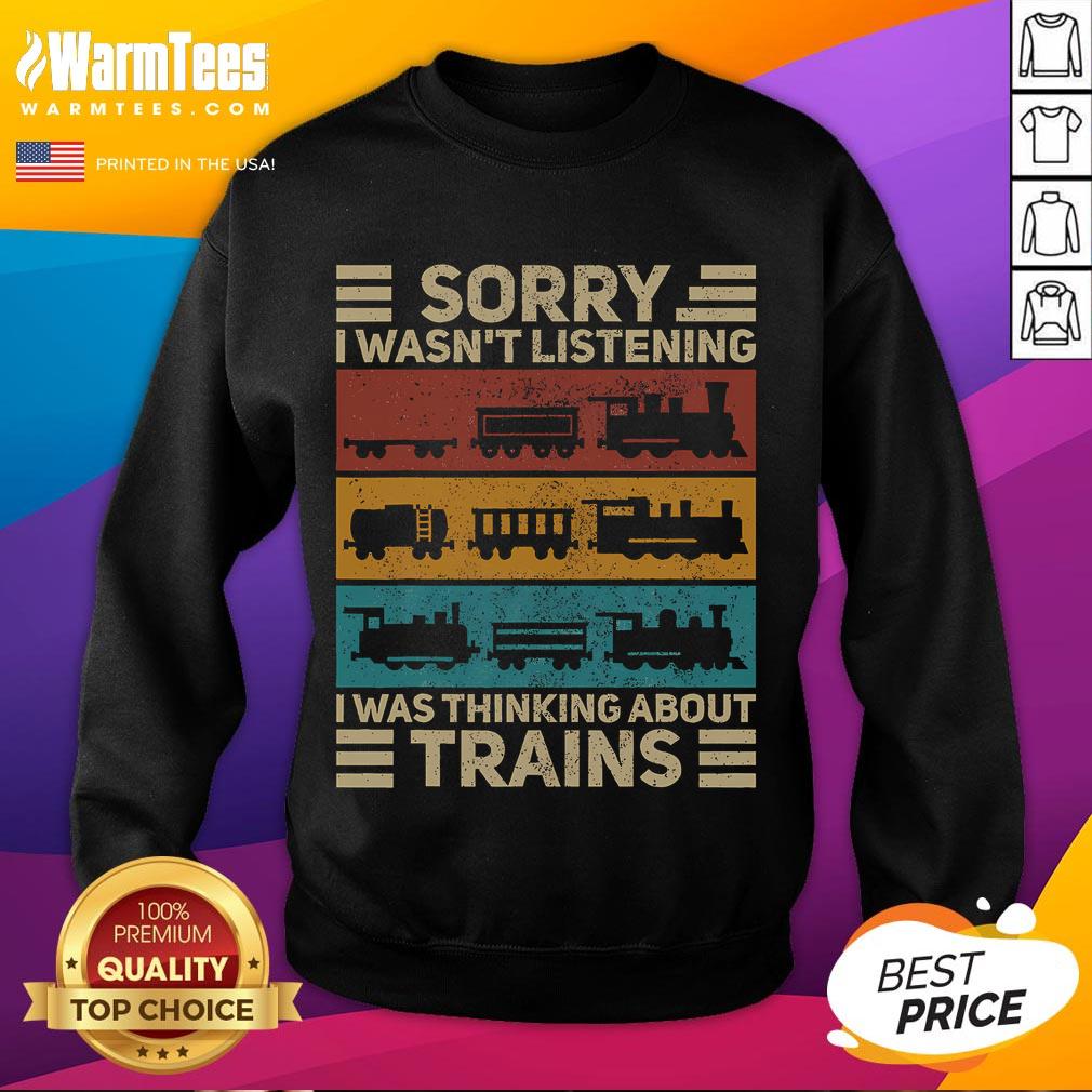 Funny Retro Wagon Train Lover Model Railroad Conductor Train T-Shirt - Image 5