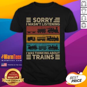 Funny Retro Wagon Train Lover Model Railroad Conductor Train T-Shirt