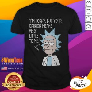 Funny Rick's Opinion Rick And Morty T-Shirt