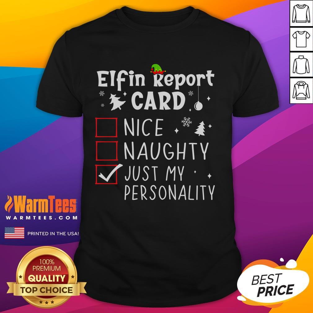 Funny Sayings N Christmas Nice Naughty Xmas List T-Shirt