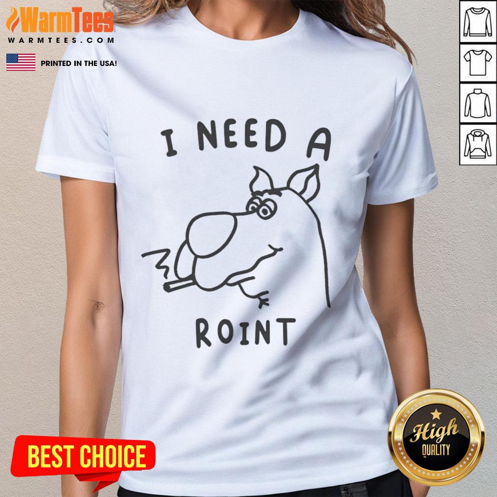 Funny Scooby-Doo Smoking I Need A Roint T-Shirt - Image 3
