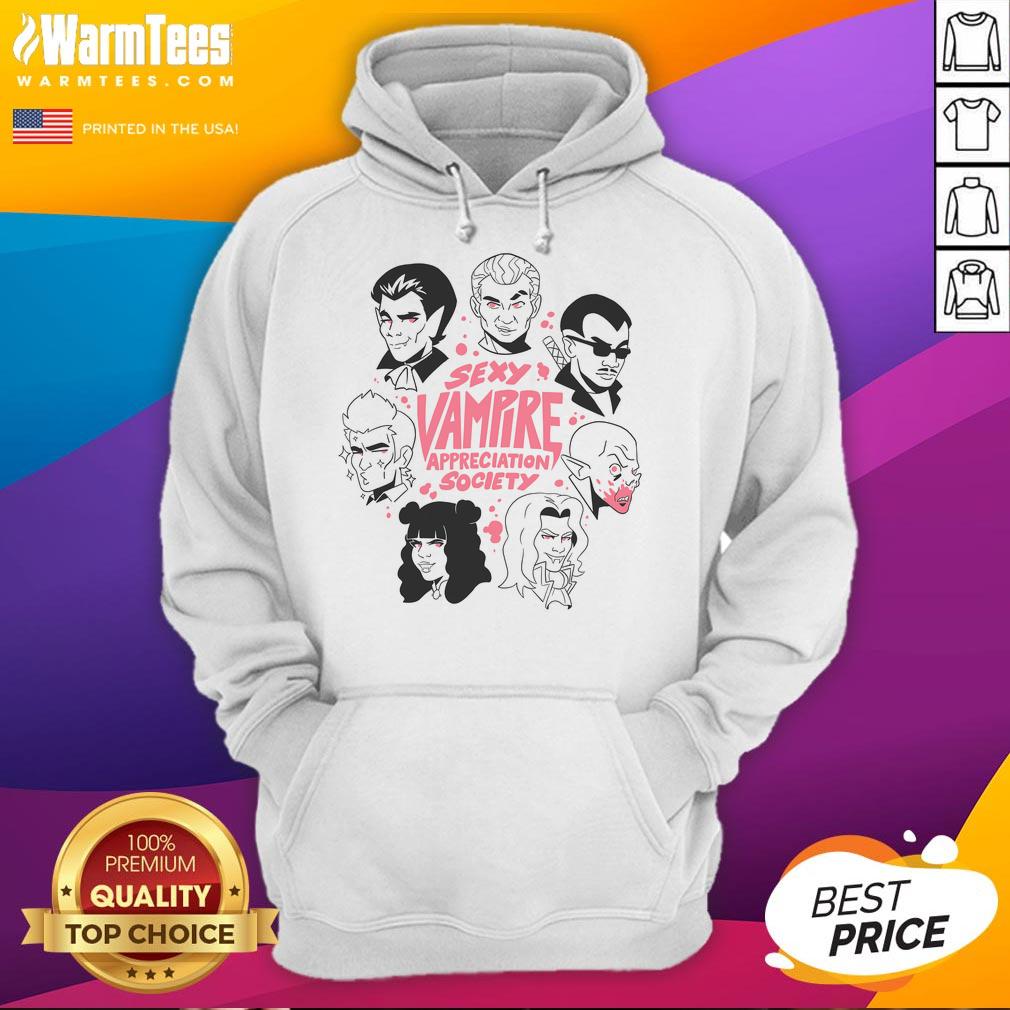 Funny Sexy Vampire Appreciation Society My Favorite Mosquitoes T-Shirt - Image 2
