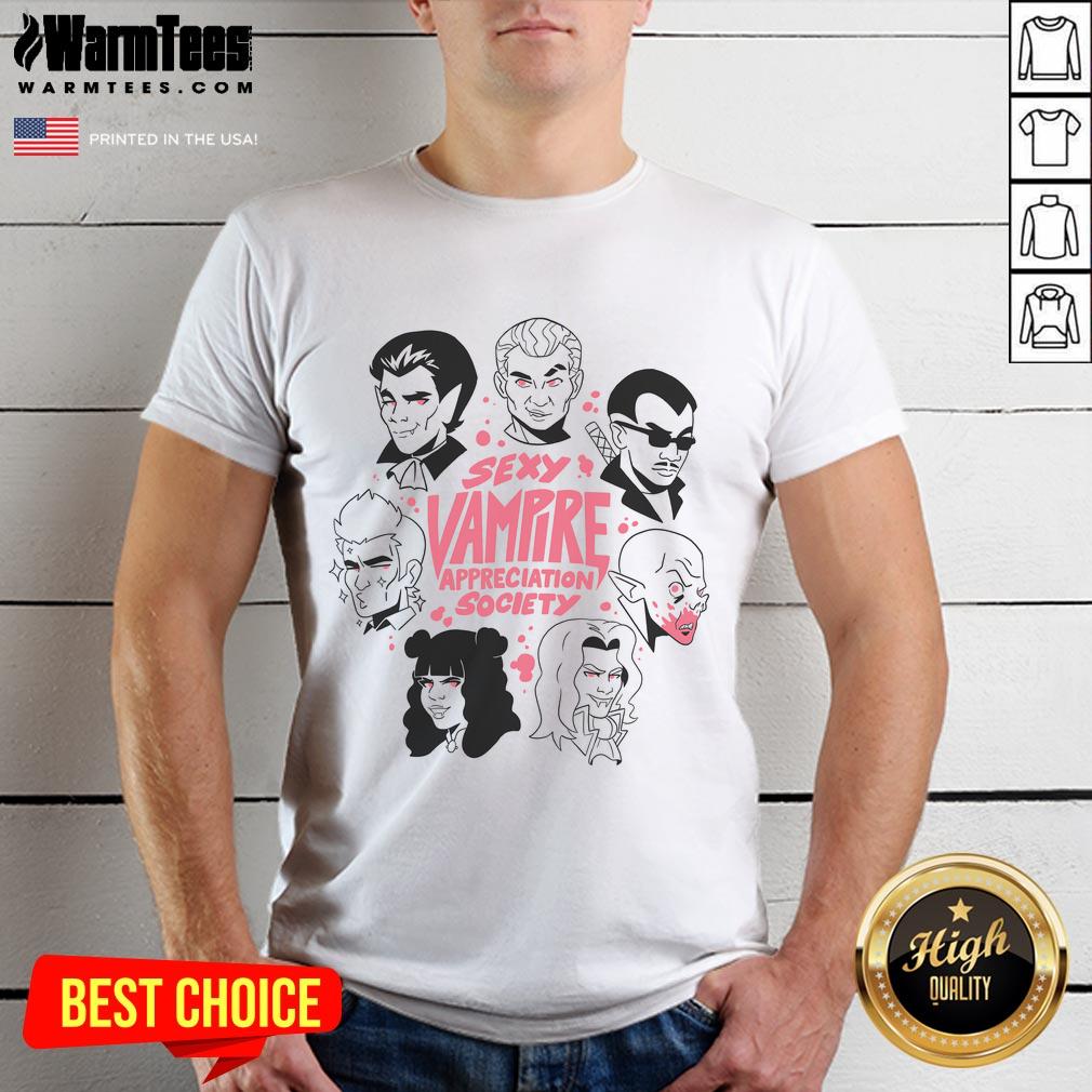 Funny Sexy Vampire Appreciation Society My Favorite Mosquitoes T-Shirt