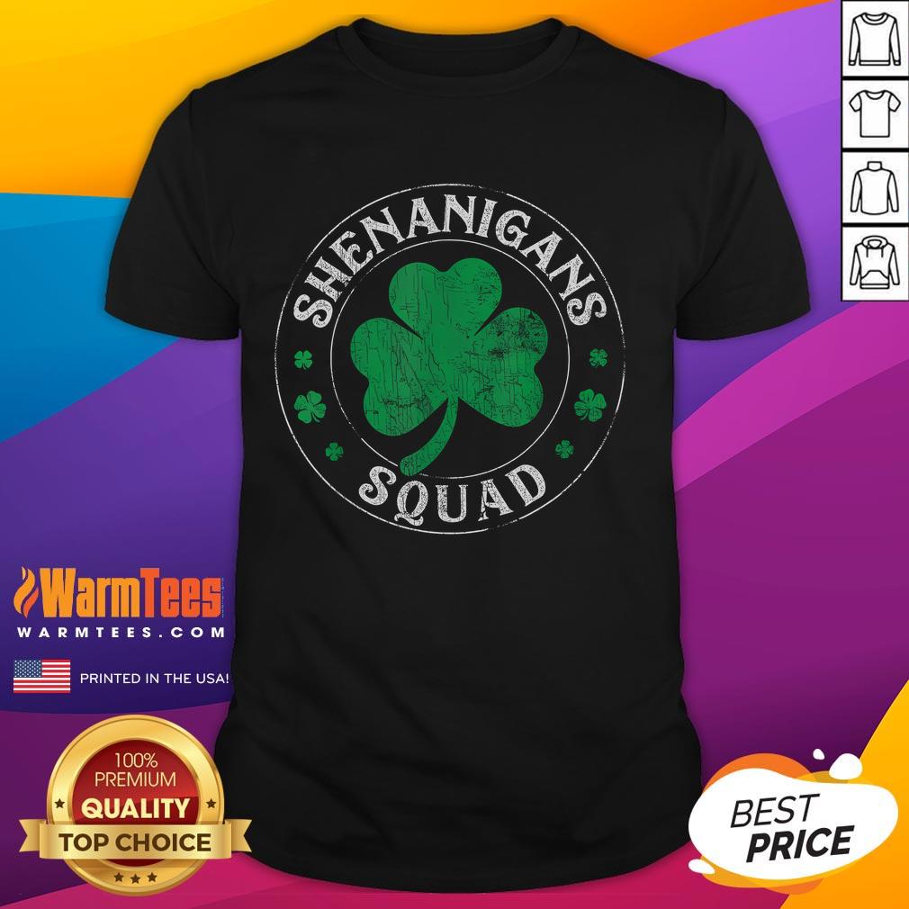 Funny Shenanigans St. Patrick's Day Squad T-Shirt