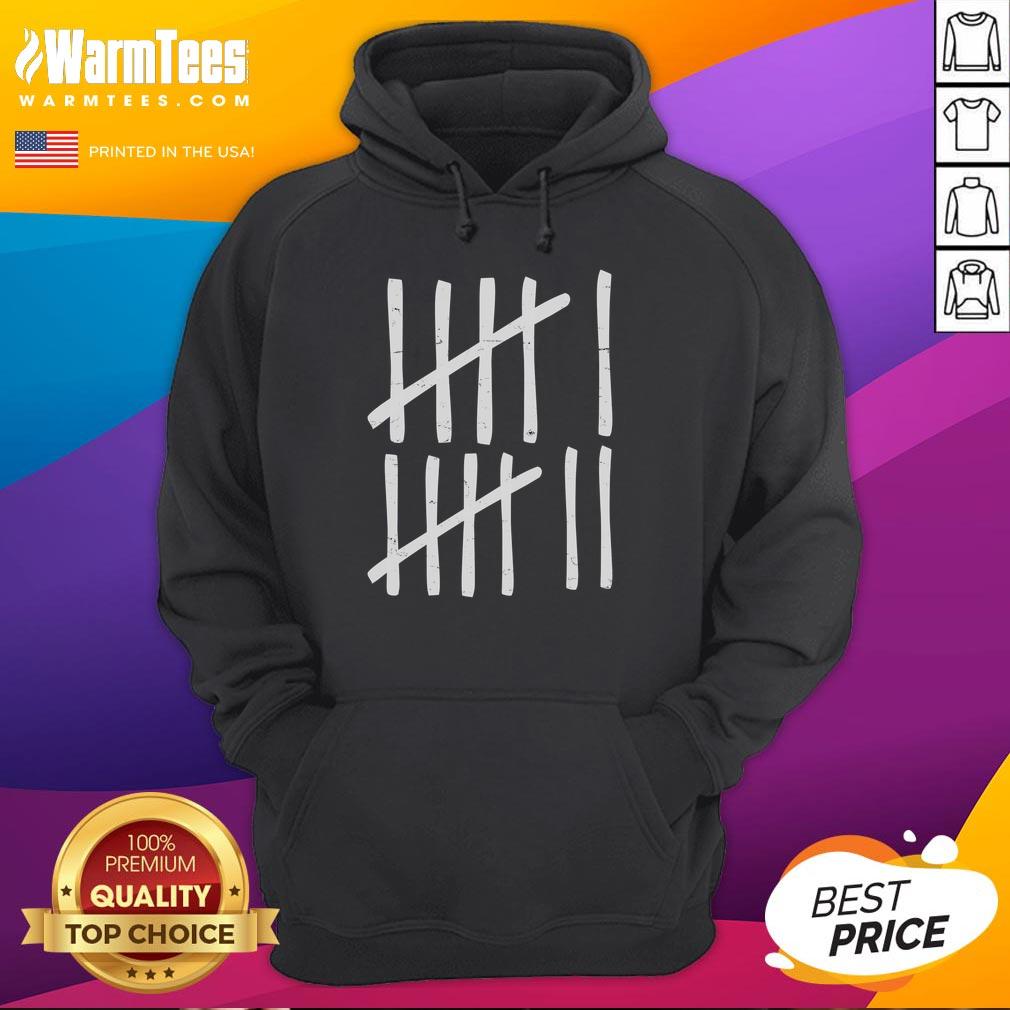 Funny Six Seven 67 Meme Tally Marks 6-7 Numbers T-Shirt - Image 2