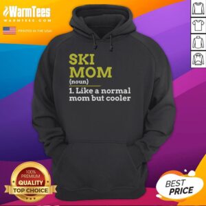 Alternative view of Funny Skiing Mom Like A Normal Mom But Cooler T-Shirt