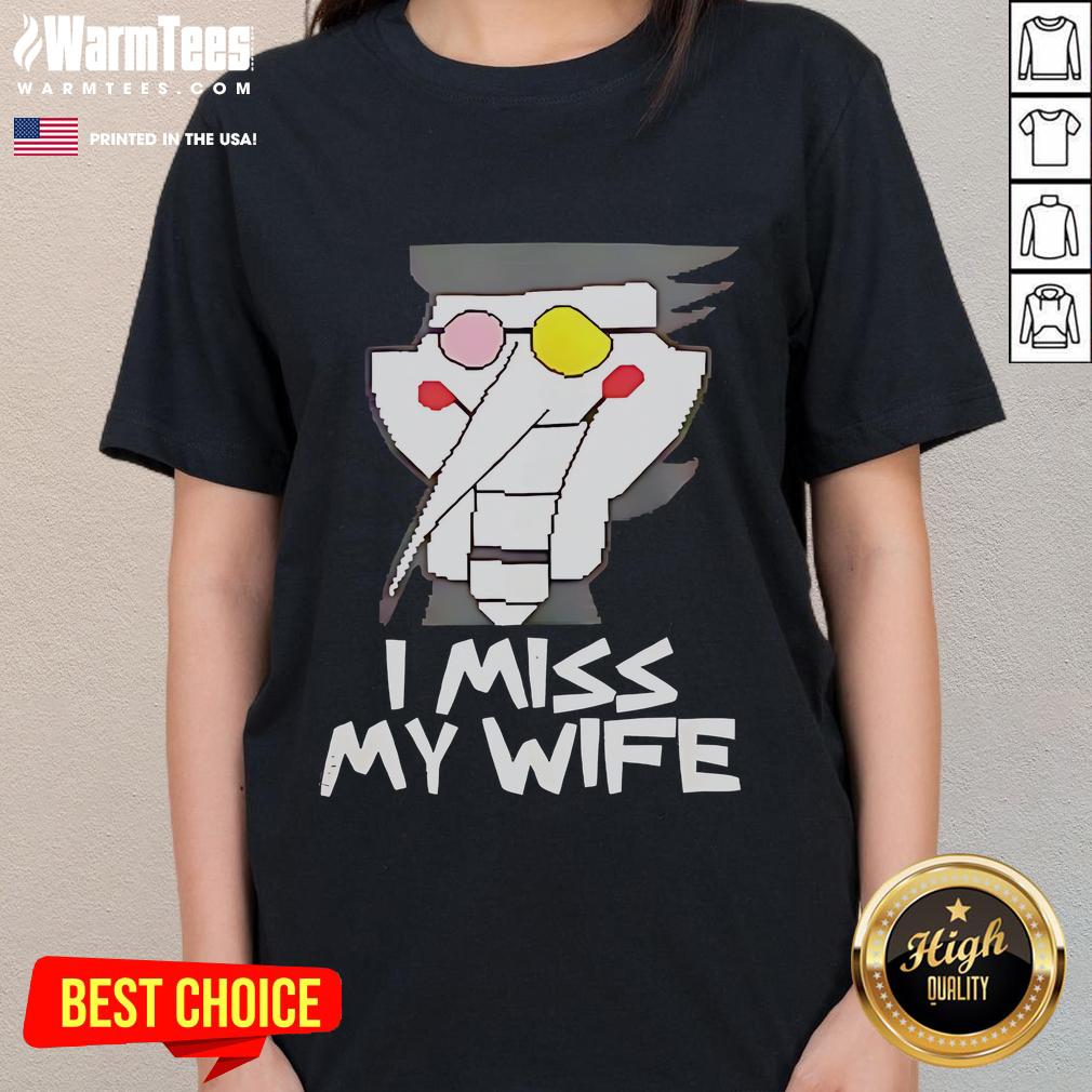 Funny Spamton Deltarune I Miss My Wife T-Shirt - Image 3