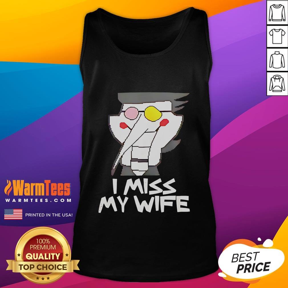 Funny Spamton Deltarune I Miss My Wife T-Shirt - Image 4