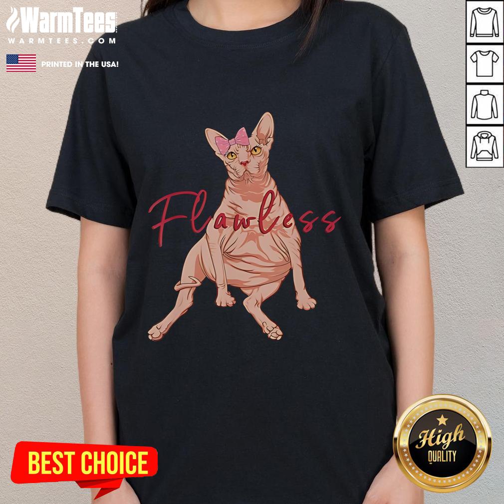 Funny Sphynx Cat Flawless T-Shirt - Image 3
