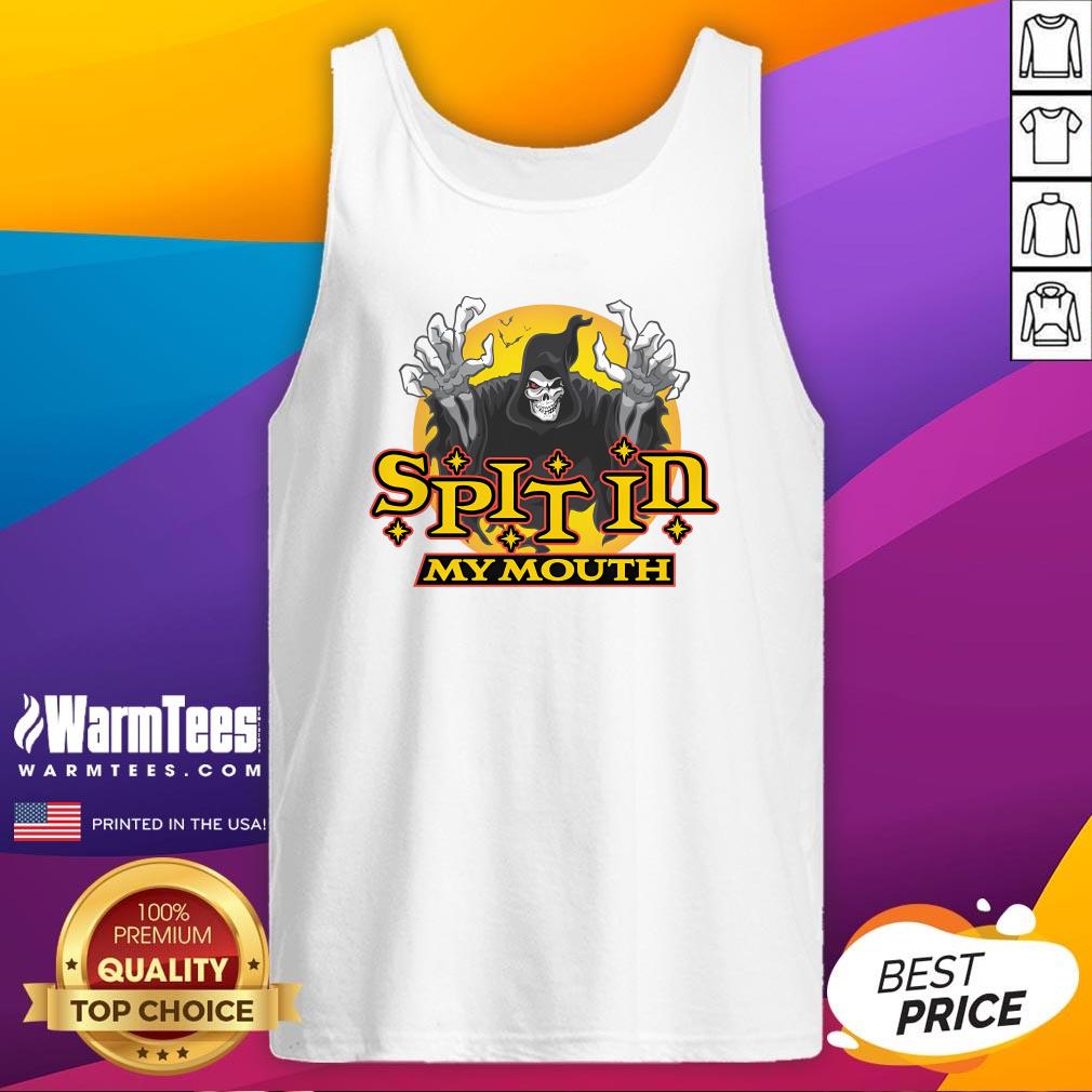 Funny Spit In My Mouth Skeleton T-Shirt - Image 5