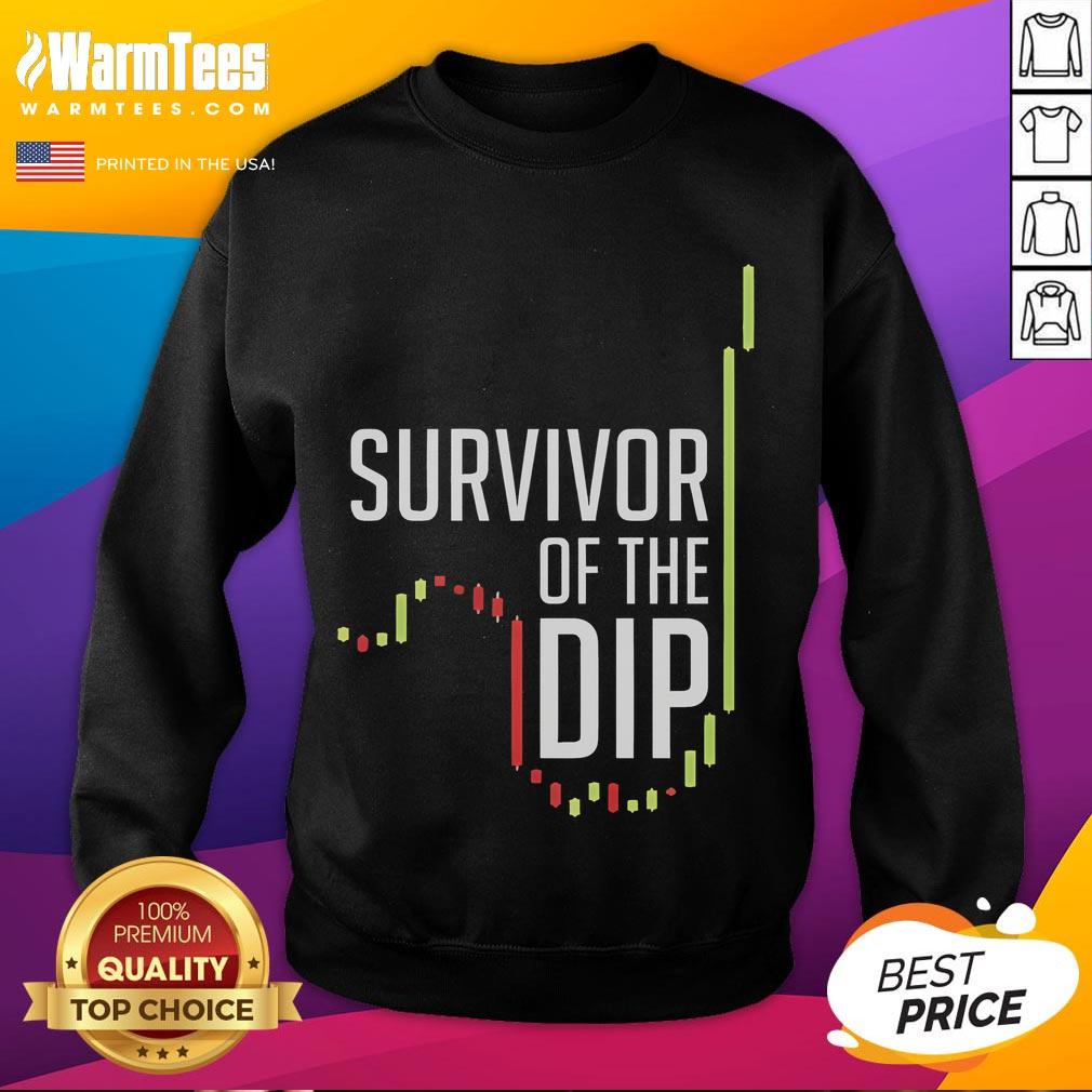 Funny Survivor Of The Dip T-Shirt - Image 5