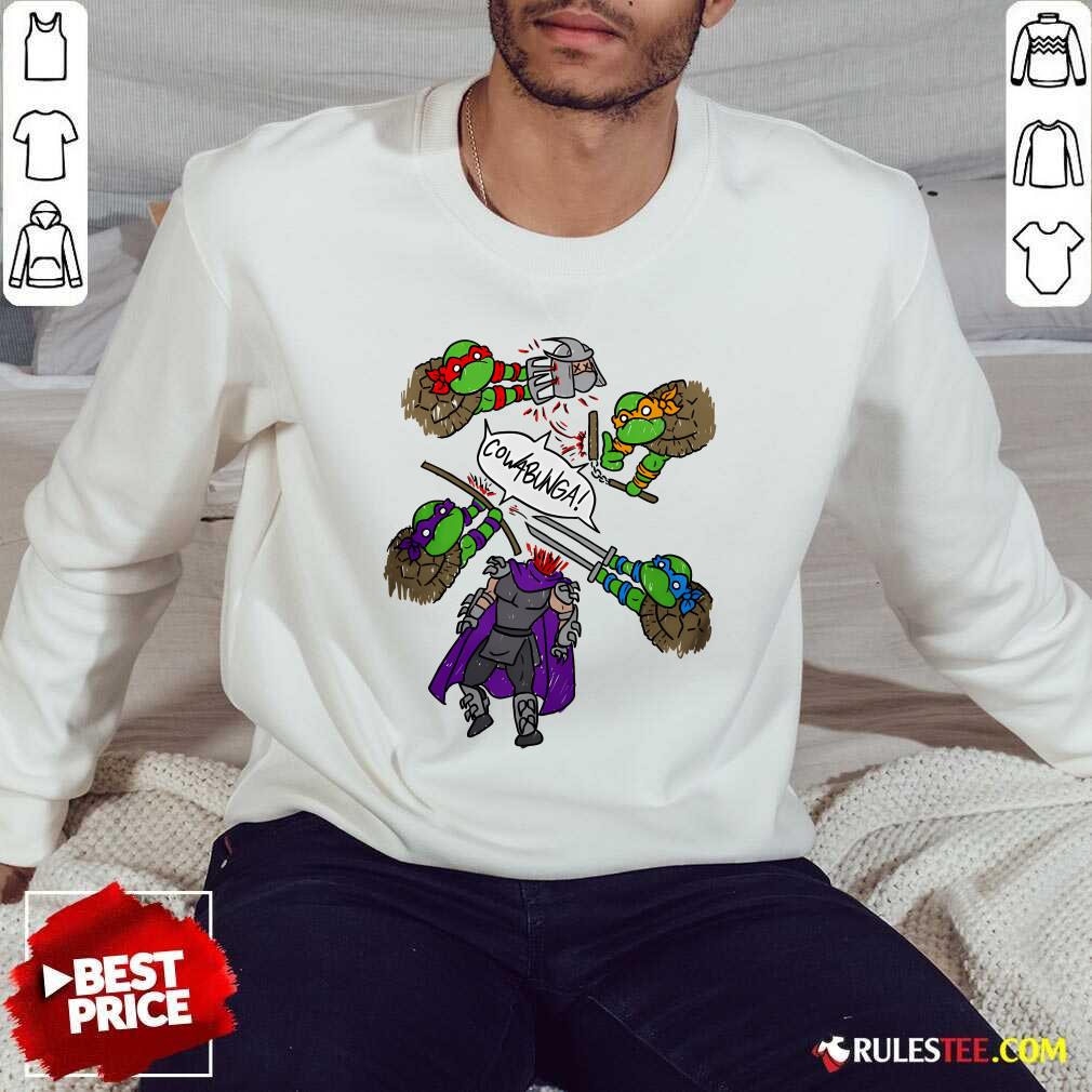 Funny Teenage Mutant Ninja Turtles Cowabunga T-Shirt - Image 4