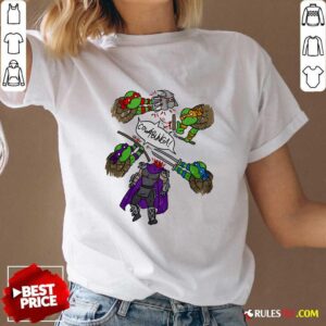 Alternative view of Funny Teenage Mutant Ninja Turtles Cowabunga T-Shirt