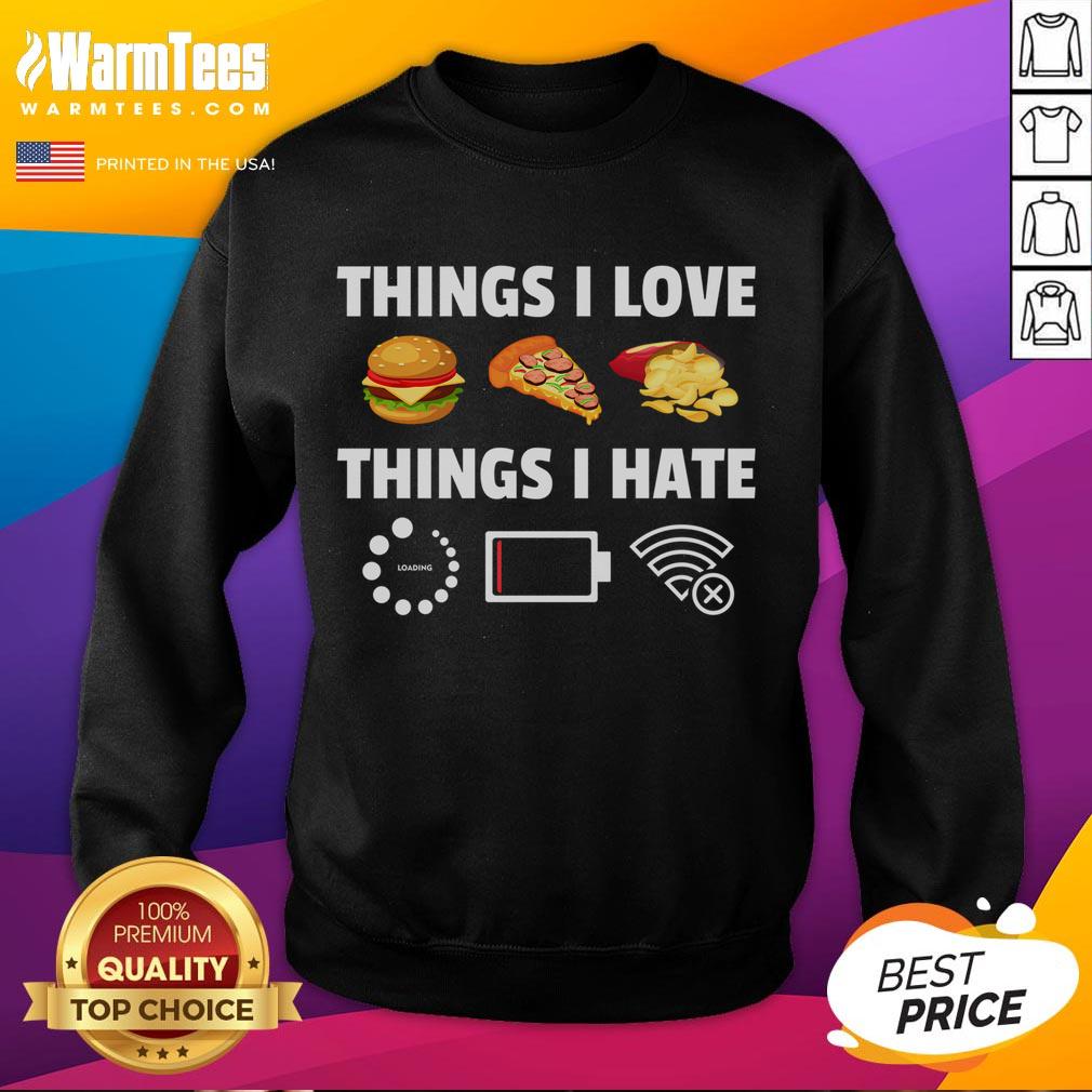 Funny Things I Love Hate Video Games Gamer Computer Internet T-Shirt - Image 5