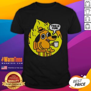 Funny This Is Fine Meme T-Shirt