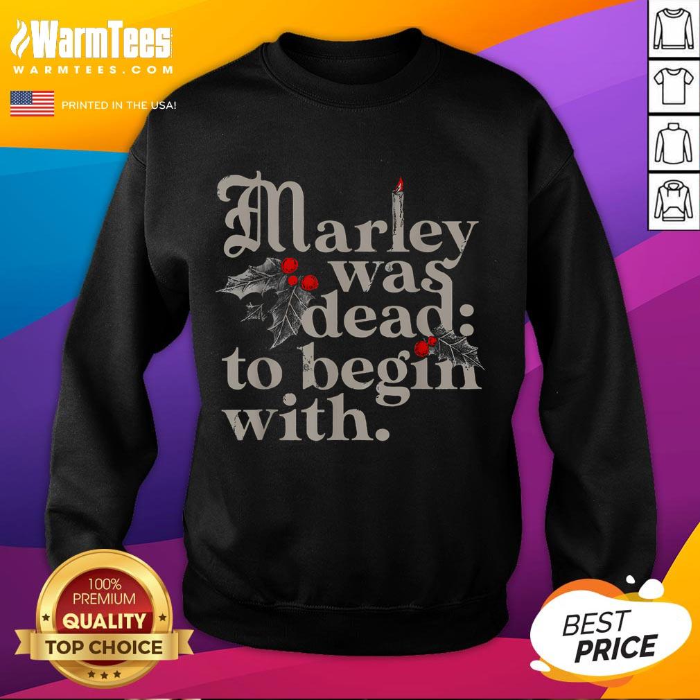 Funny To Begin With Novelty Christmas T-Shirt - Image 5