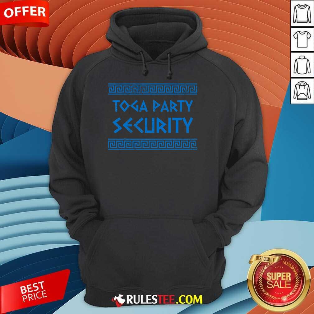 Funny Toga Party Security Ancient Greek Party Costume T-Shirt - Image 2