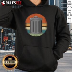 Alternative view of Funny Trash Can Garbage Day vintage sunset T-Shirt