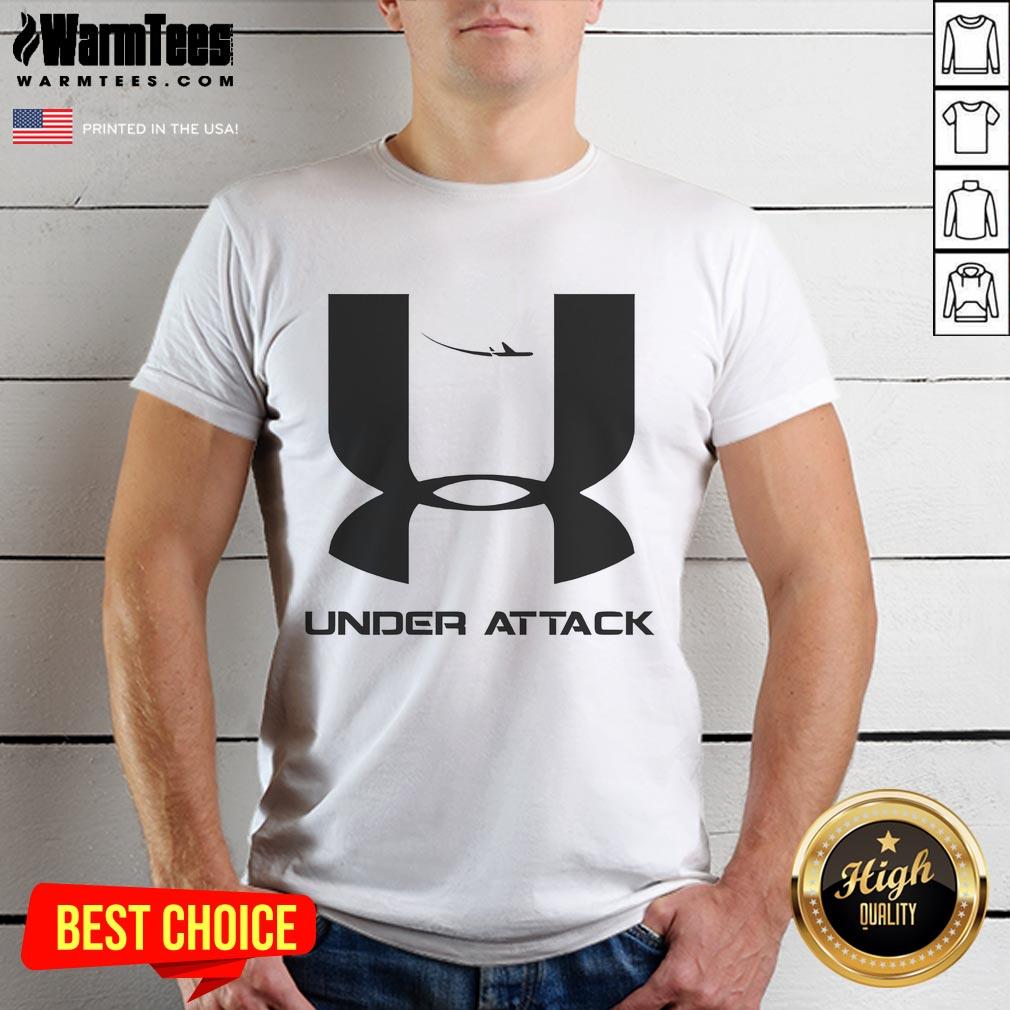 Funny Under Attack 911 Logo Parody T-Shirt