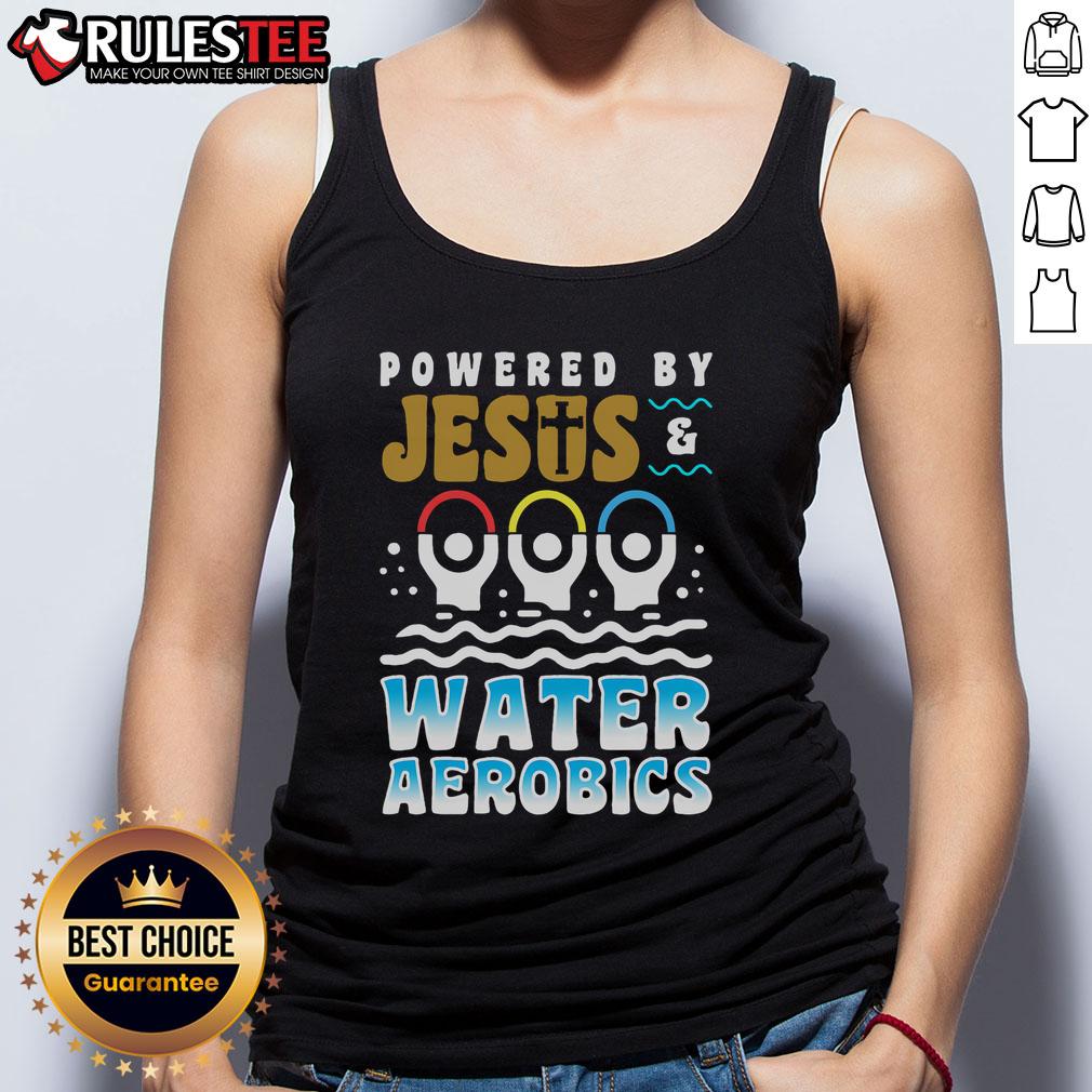 Funny Water Aerobics Jesus Aquatic Fitness T-Shirt - Image 4