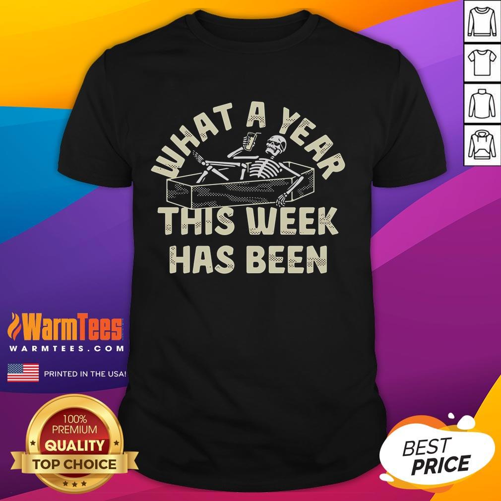 Funny What A Year This Week Has Been Skeleton T-Shirt