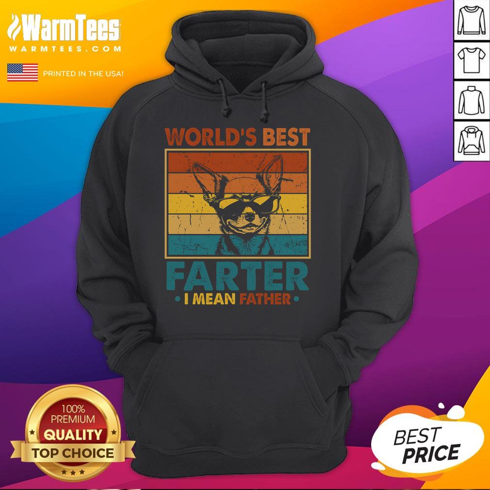 Funny World's Best Farter I Mean Father Fathers Day Dad Dog T-Shirt - Image 2