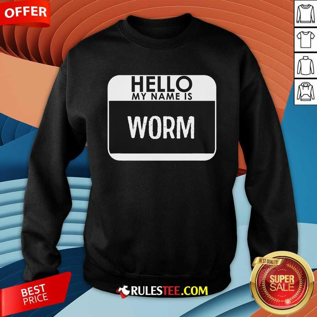 Funny Worm Costume Easy Last Minute Halloween T-Shirt - Image 2