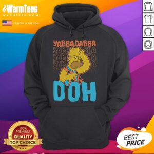Alternative view of Funny Yabba Dabba D'oh Homer Stone Age T-Shirt