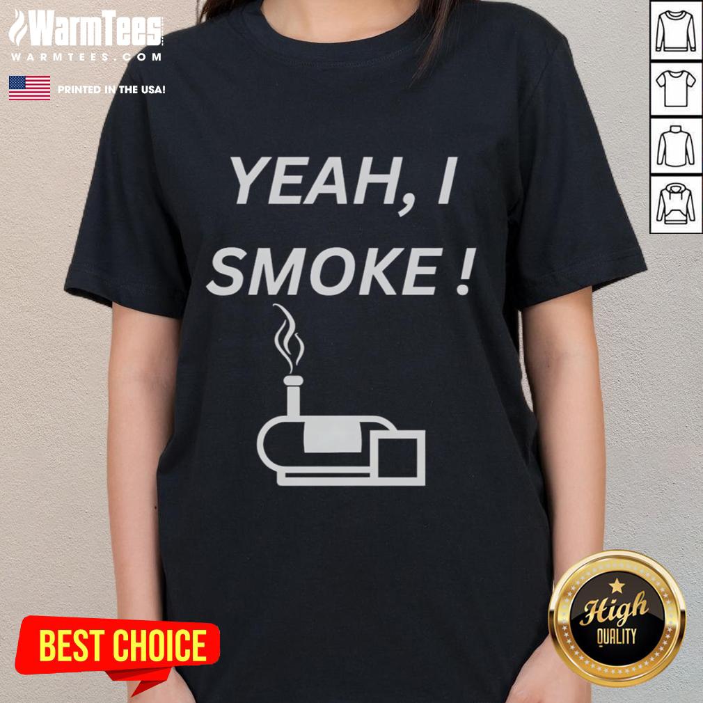 Funny Yeah I Smoke BBQ Pitmaster T-Shirt - Image 3