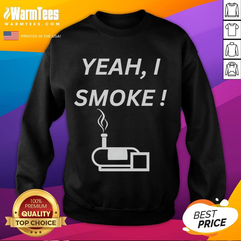 Funny Yeah I Smoke BBQ Pitmaster T-Shirt - Image 5