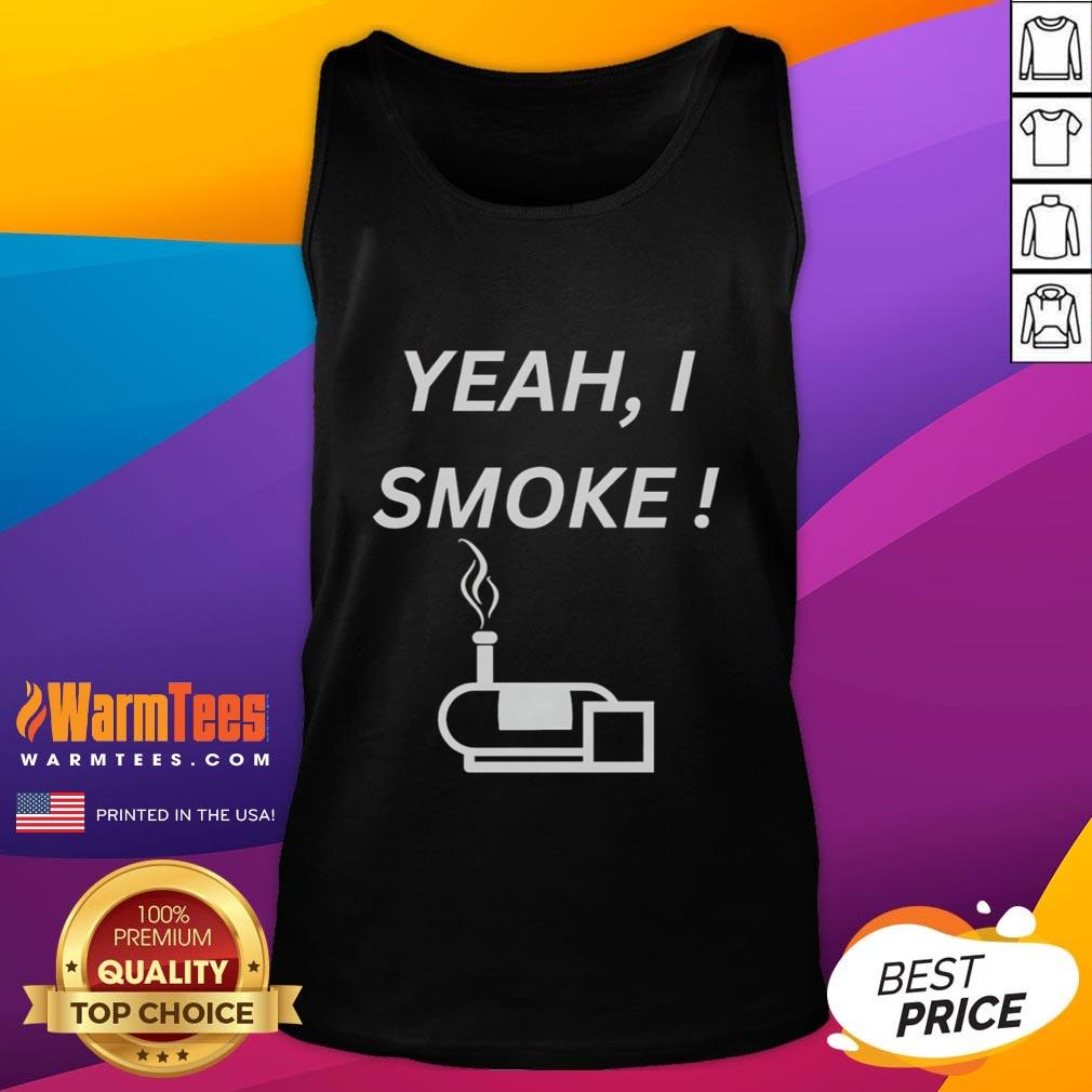 Funny Yeah I Smoke BBQ Pitmaster T-Shirt - Image 4