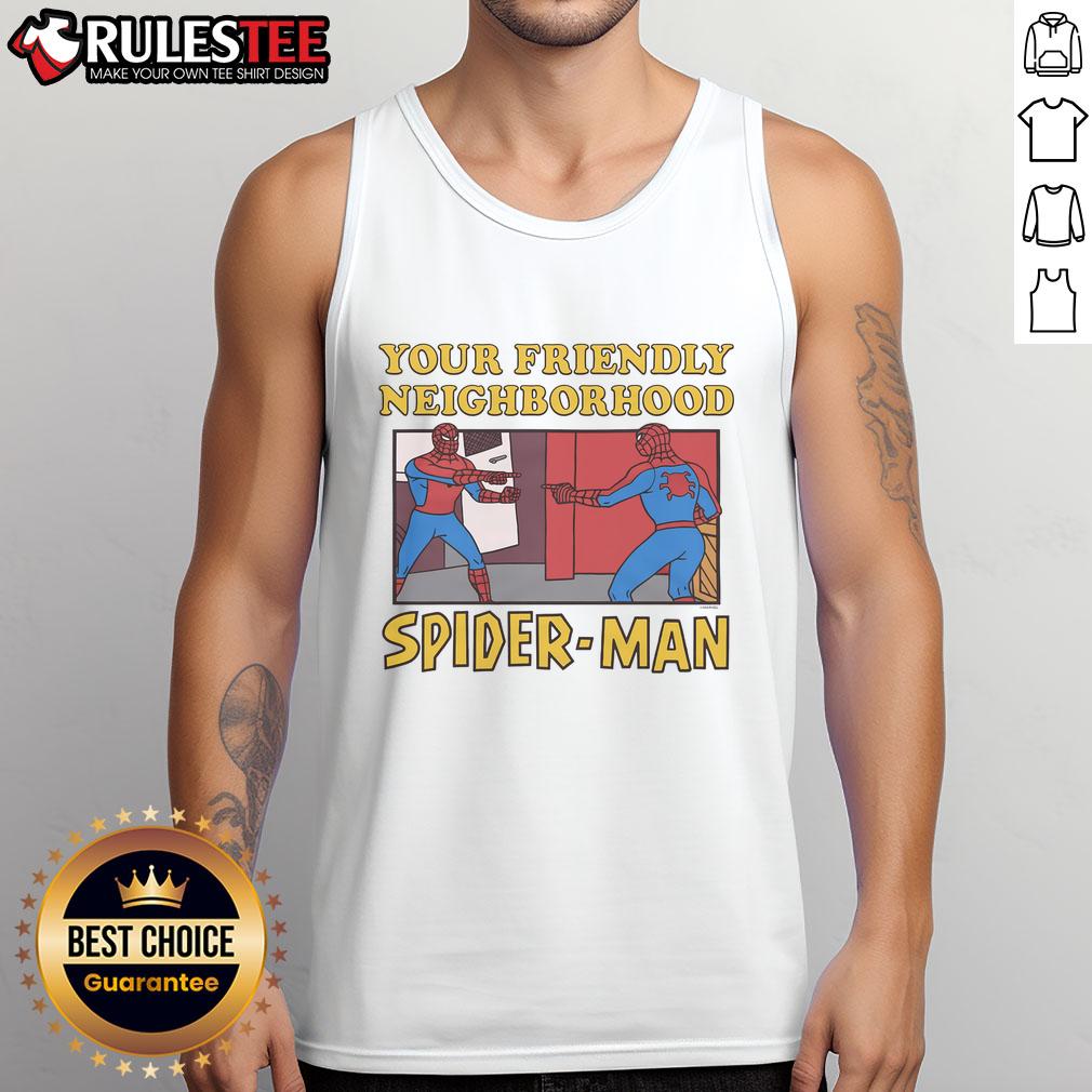 Funny Your Friendly Neighborhood Spider-Man Pointing Meme T-Shirt - Image 4