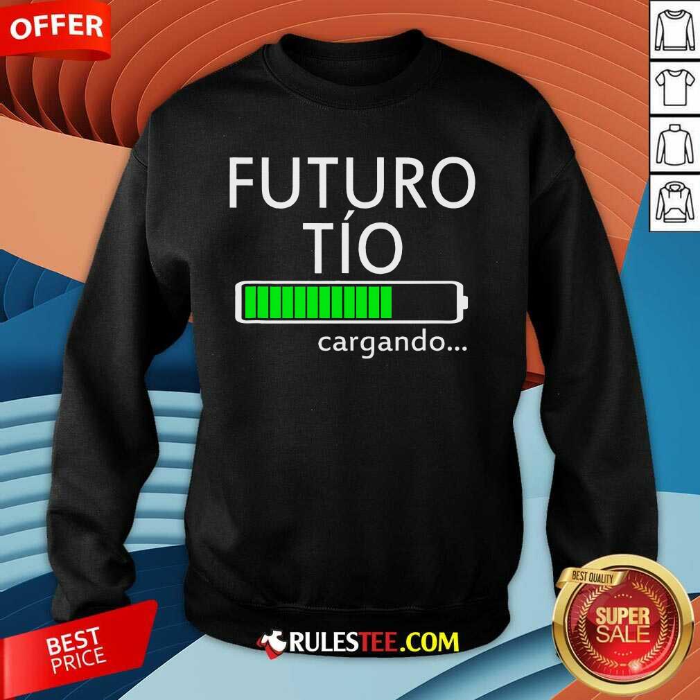 Futuro Tio Cargando Spanish Uncle Pregnancy Announcement T-Shirt - Image 3