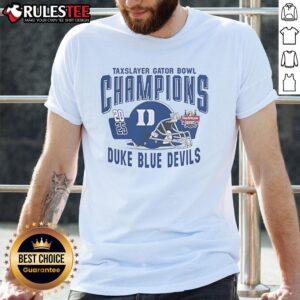 Good 2025 Gator Bowl Champions Duke Blue Devils Helmet T-Shirt